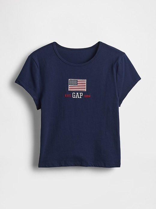 Image number 5 showing, Cropped Graphic T-Shirt