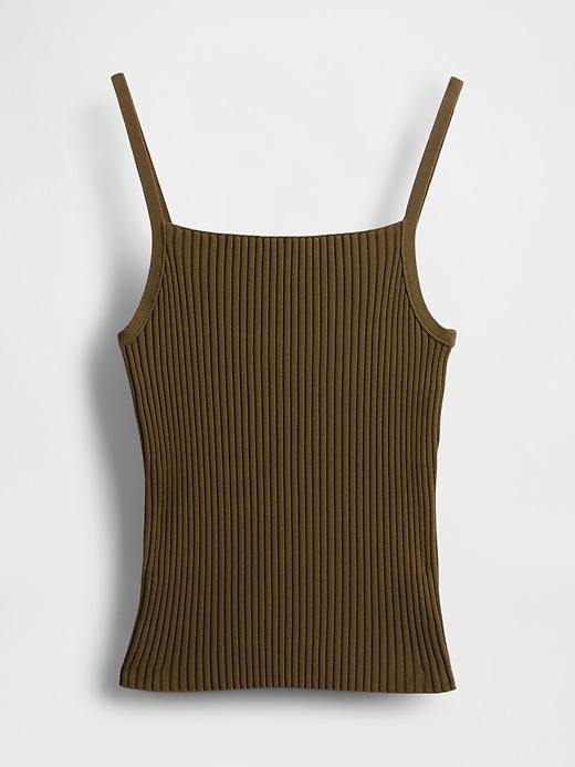 Image number 4 showing, Cropped Rib Sweater Tank Top