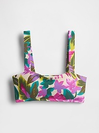 Colorblock Bandeau Bikini Top