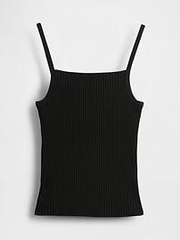 Cropped Rib Tank Top