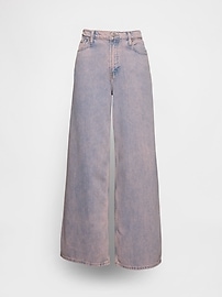 【threetimes】24fw Ruffle baggy jeans Urban Planet | Womens Jeans - Boyfriend, Mom, Wide Leg