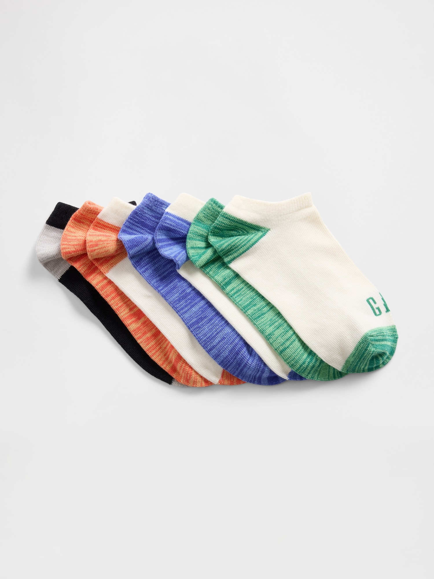 Kids No Show Socks (7-Pack)