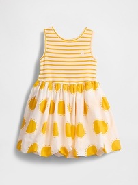Baby & Toddler Mixed Media Bubble Dress