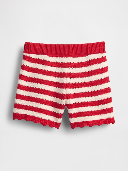 Image number 3 showing, Baby & Toddler Crochet Pull-On Shorts