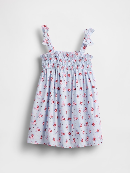 Image number 2 showing, Baby & Toddler Smocked Bow-Strap Dress