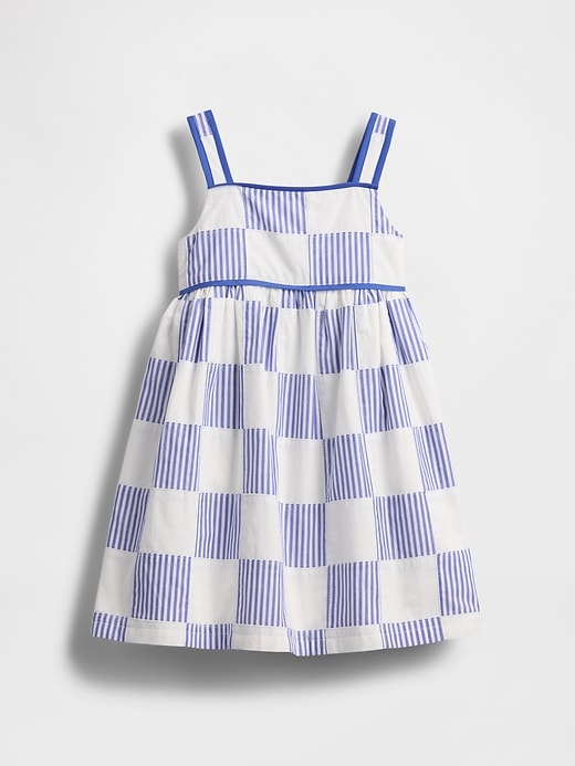 Image number 2 showing, Baby & Toddler Poplin Patchwork Dress