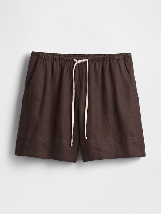 Image number 5 showing, 100% Linen Easy Shorts