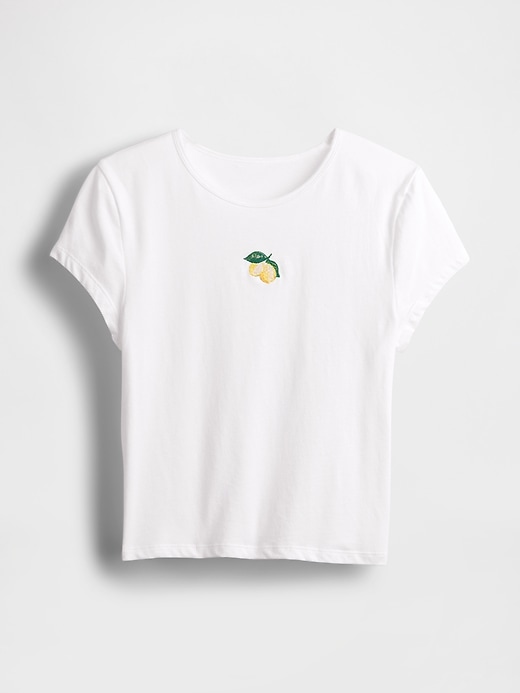 Image number 5 showing, Cropped Graphic T-Shirt