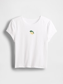 Cropped Graphic T-Shirt