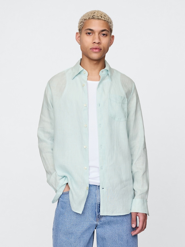 100% Linen Classic Shirt