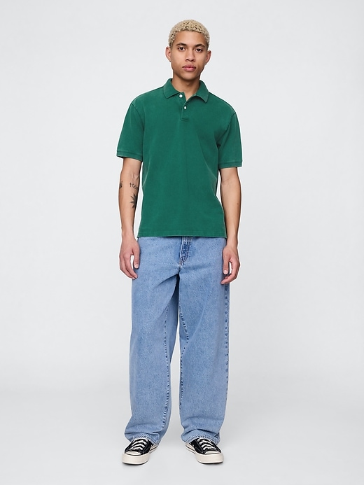 Image number 2 showing, Relaxed Pique Polo Shirt