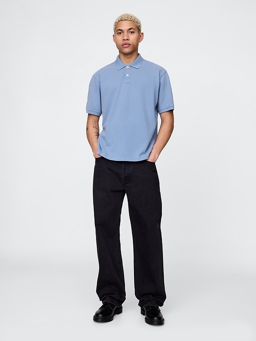 Image number 2 showing, Relaxed Pique Polo Shirt