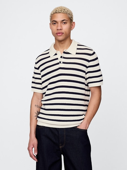 Image number 1 showing, Sweater Polo Shirt