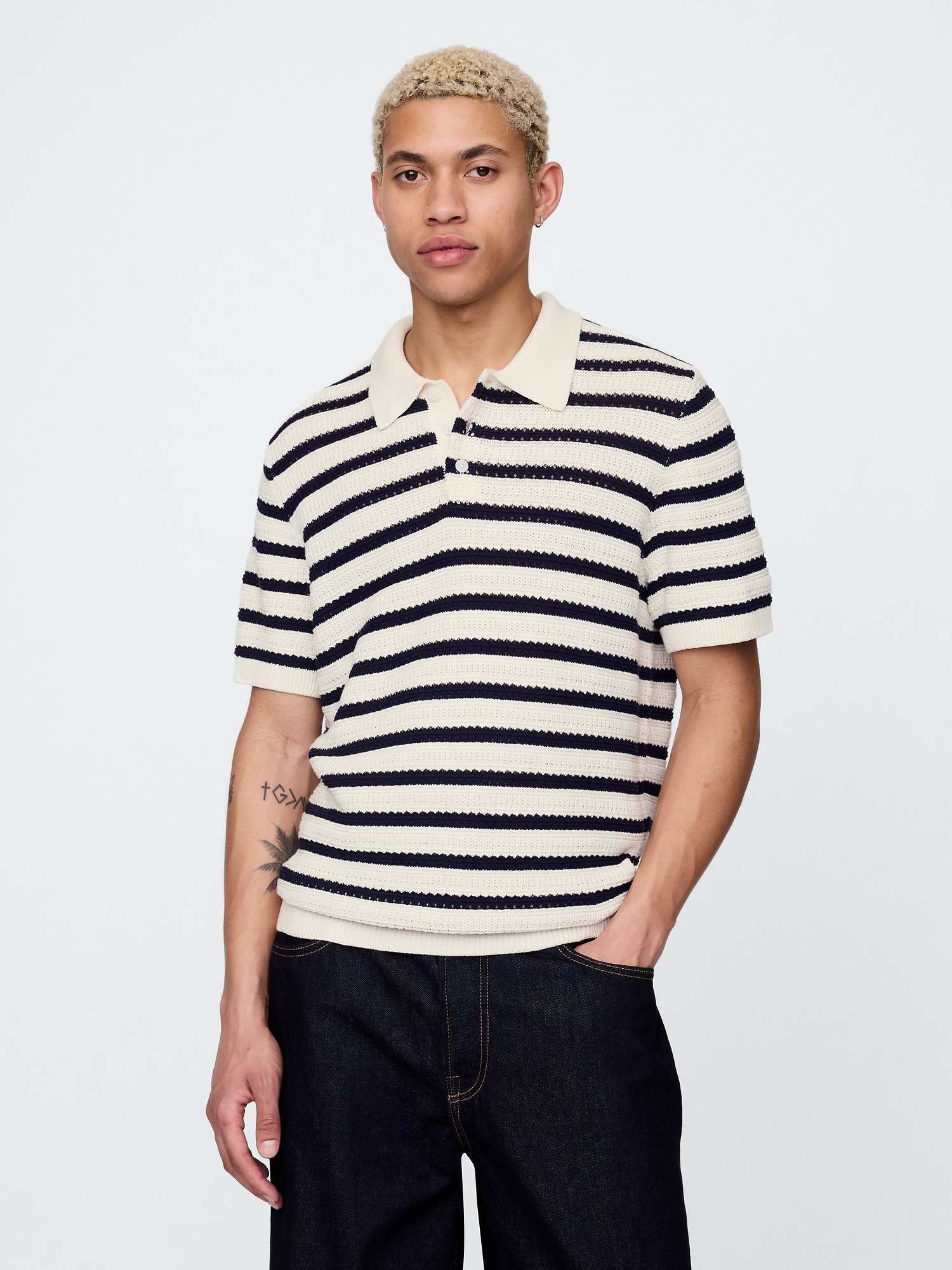Sweater Polo Shirt