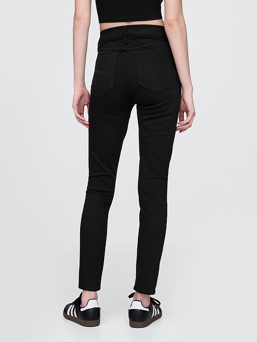 Image number 5 showing, High Rise True Skinny Jeans