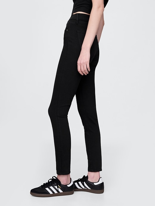 Image number 3 showing, High Rise True Skinny Jeans