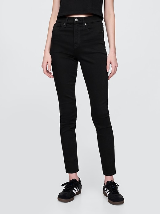 Image number 2 showing, High Rise True Skinny Jeans