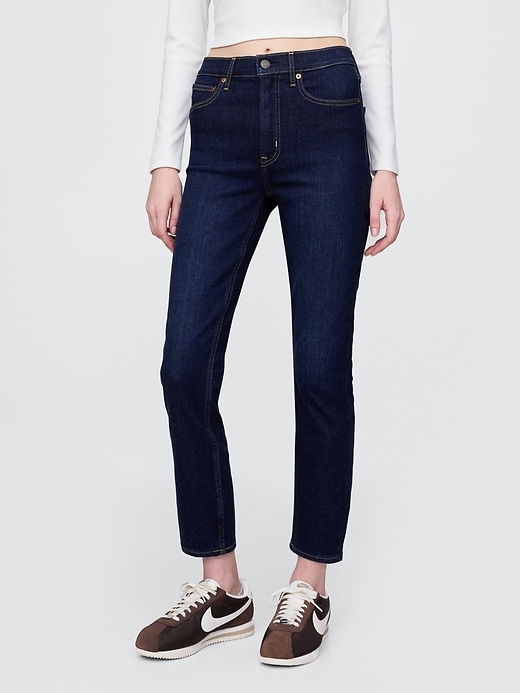 Image number 2 showing, High Rise Vintage Slim Jeans