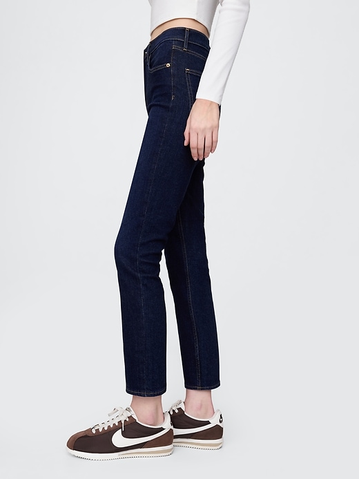 Image number 3 showing, High Rise Vintage Slim Jeans