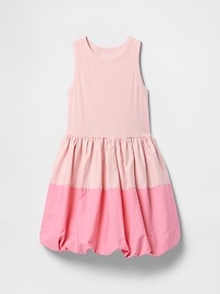 Kids Mixed Media Bubble Dress