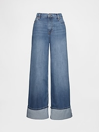 ホワイト gap デニム　ギャップ　baggy mid rise jeans Mid Rise UltraSoft Baggy Jeans | Gap