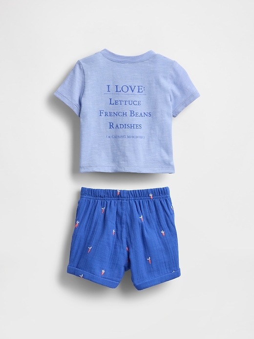 Image number 2 showing, Baby Peter Rabbit™ T-Shirt Outfit Set