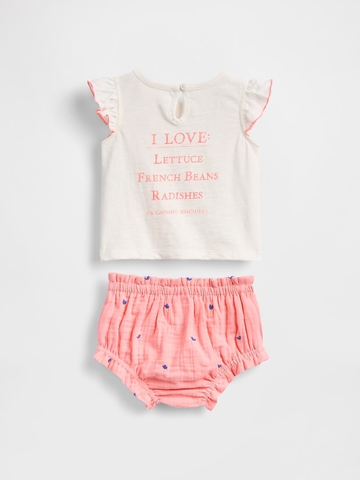 Image number 2 showing, Baby Peter Rabbit™ T-Shirt Outfit Set