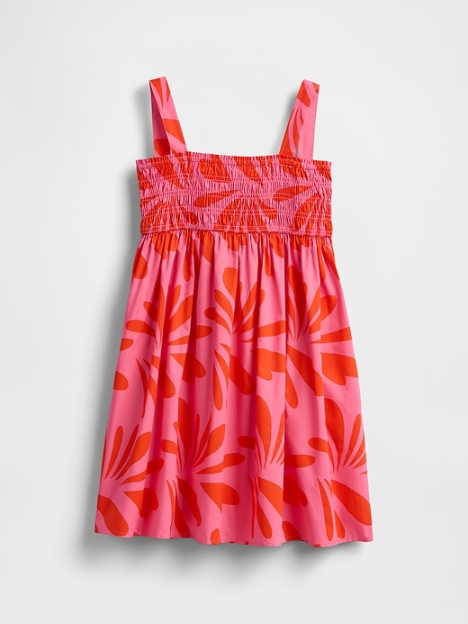 Image number 2 showing, Kids Smocked Poplin Dress