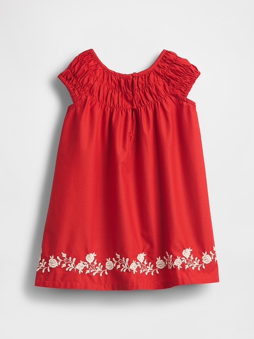 Image number 3 showing, Baby & Toddler Smocked Puff-Sleeve Dress