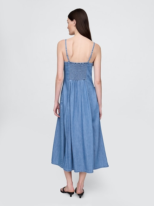 Image number 2 showing, Denim Maxi Dress