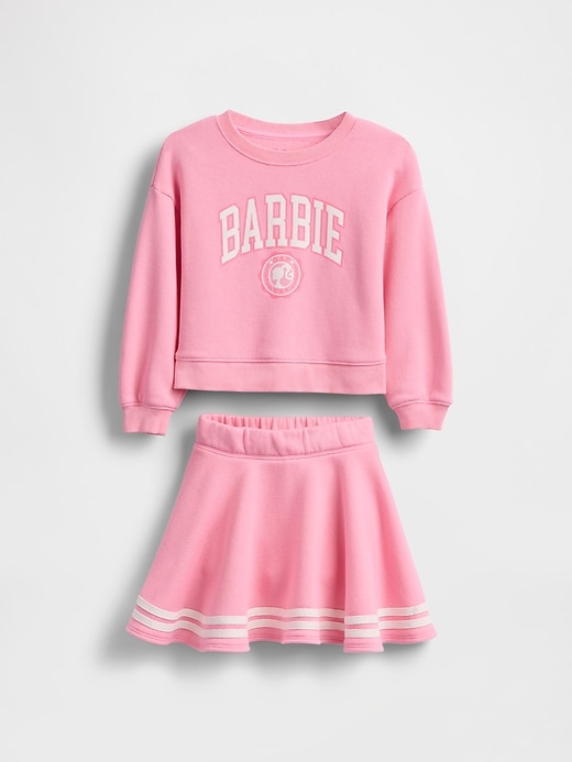 Image number 2 showing, Baby & Toddler Barbie VintageSoft Sweat Skort Set