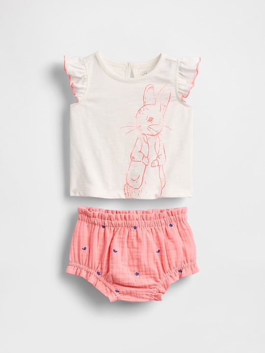 Image number 1 showing, Baby Peter Rabbit™ T-Shirt Outfit Set