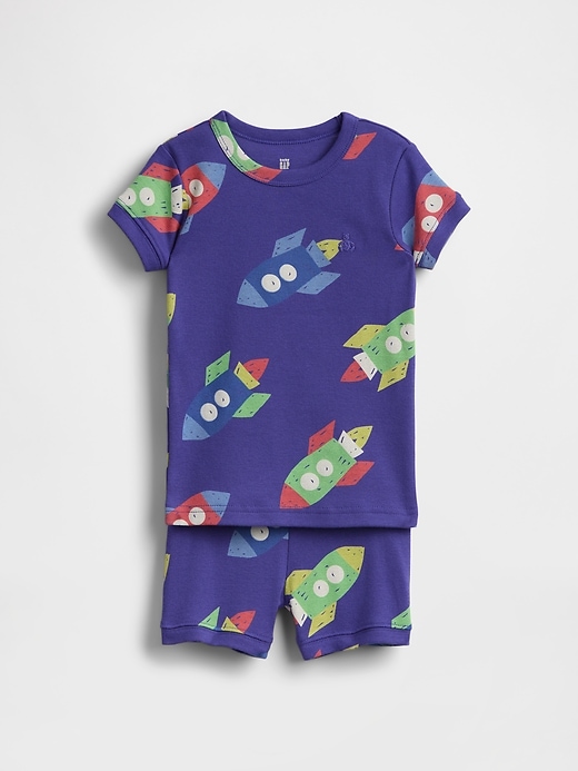Image number 1 showing, Baby & Toddler Organic Brushed Cotton PJ Set