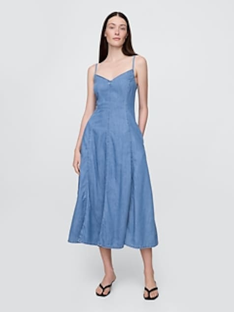 Denim Maxi Dress