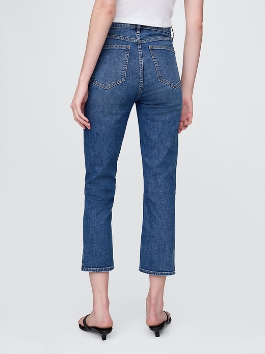 Image number 5 showing, High Rise Capri Jeans