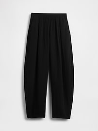 Crinkle Gauze Easy Barrel Pants