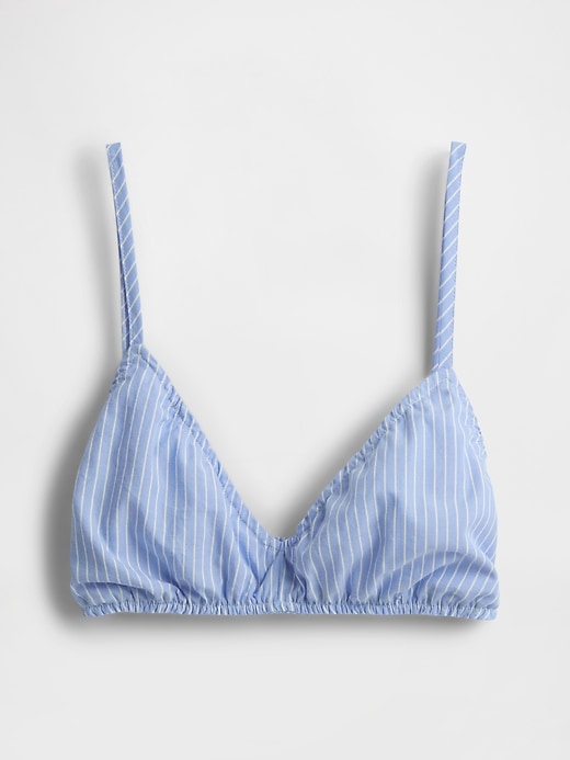 Image number 4 showing, Poplin Triangle Bralette
