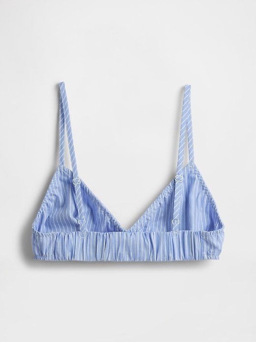Image number 5 showing, Poplin Triangle Bralette