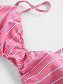 Poplin Triangle Bralette