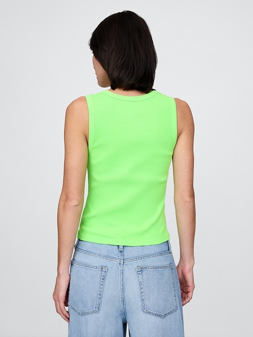 Image number 3 showing, Rib Scoop Tank Top