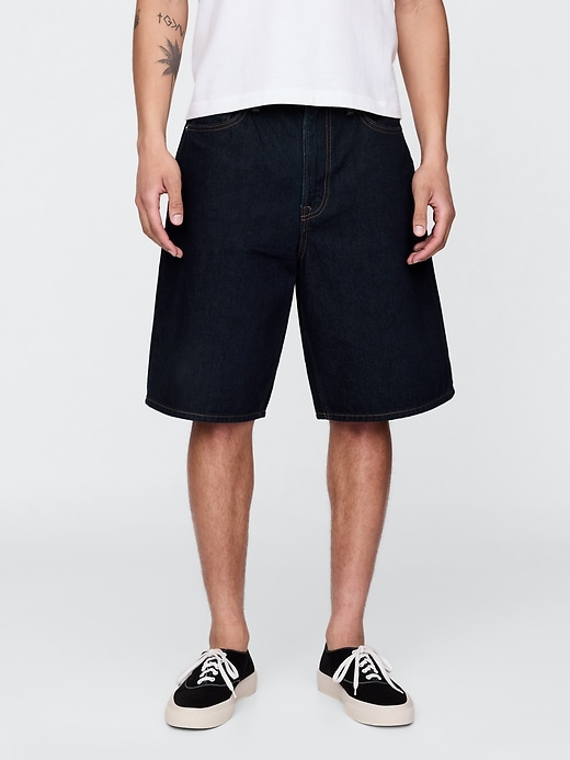 Image number 2 showing, 10.5" Baggy Denim Shorts