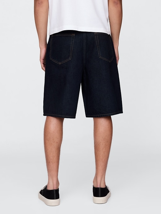 Image number 4 showing, 10.5" Baggy Denim Shorts