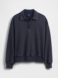 Heavyweight Oversized Quarter-Zip Pullover