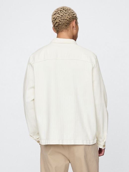 Image number 3 showing, Denim Shirt Jacket