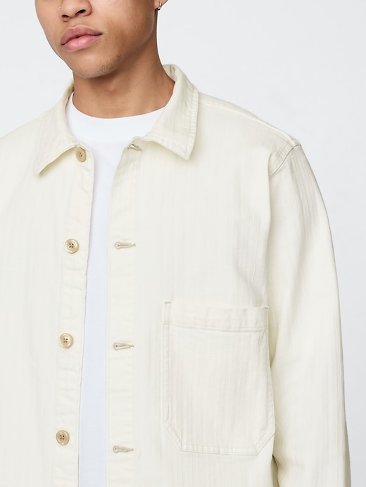 Image number 4 showing, Denim Shirt Jacket