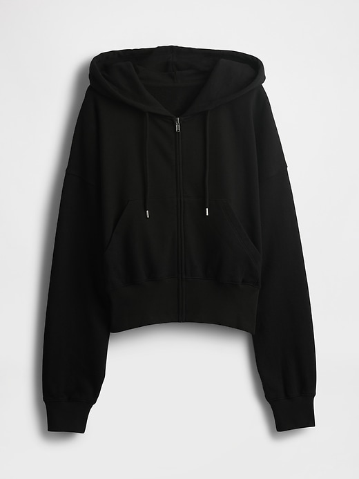 Image number 4 showing, Heavyweight French Terry Oversized Zip Wedge Hoodie