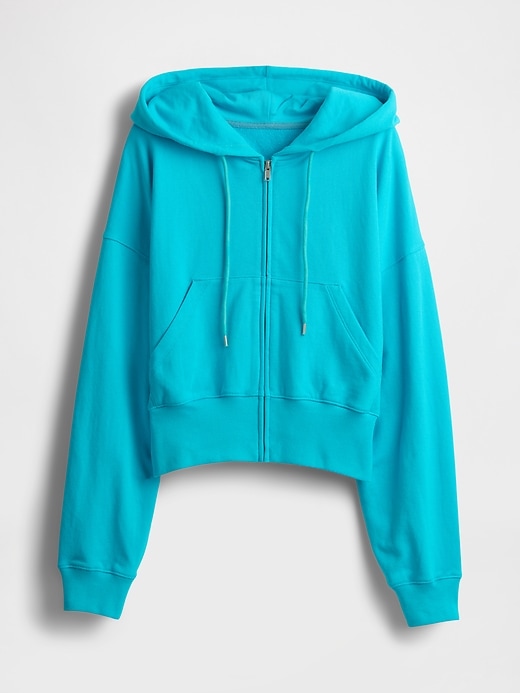 Image number 4 showing, Heavyweight French Terry Oversized Zip Wedge Hoodie