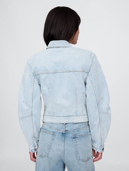 Image number 3 showing, Barrel-Sleeve Icon Denim Jacket