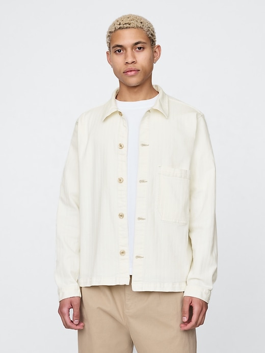 Image number 1 showing, Denim Shirt Jacket