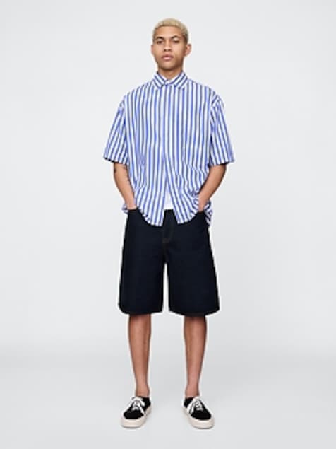10.5" Baggy Denim Shorts